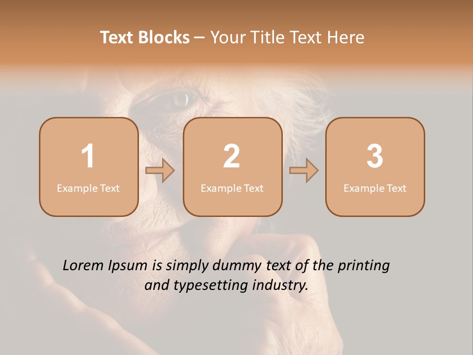 Healthy Lifestyle Grandmother PowerPoint Template