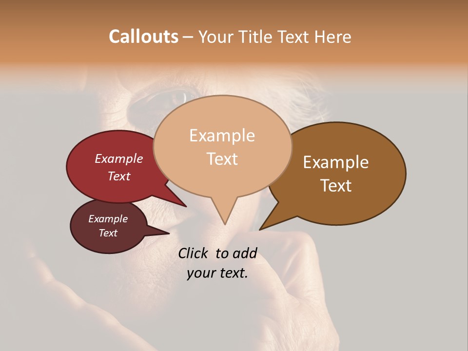 Healthy Lifestyle Grandmother PowerPoint Template