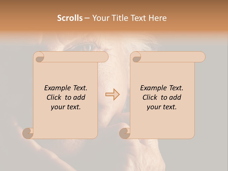 Healthy Lifestyle Grandmother PowerPoint Template