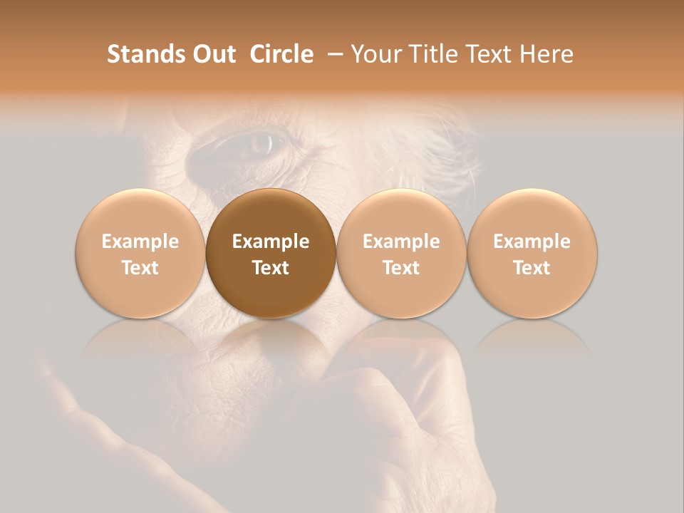 Healthy Lifestyle Grandmother PowerPoint Template