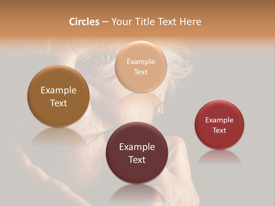 Healthy Lifestyle Grandmother PowerPoint Template