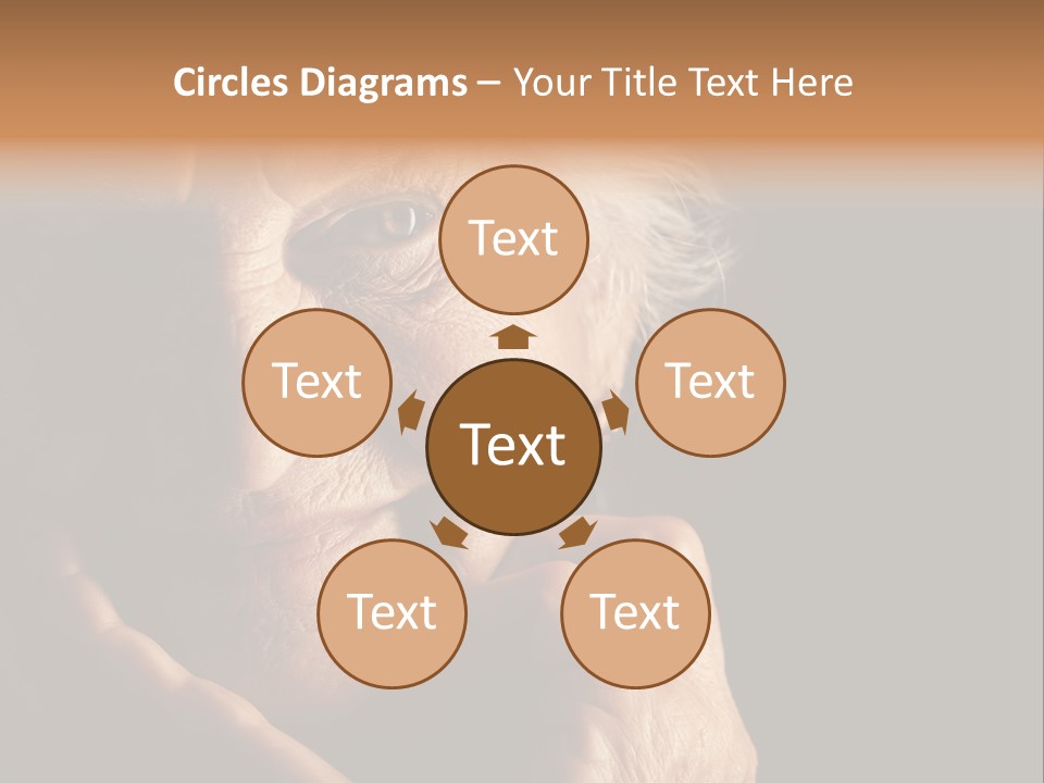 Healthy Lifestyle Grandmother PowerPoint Template