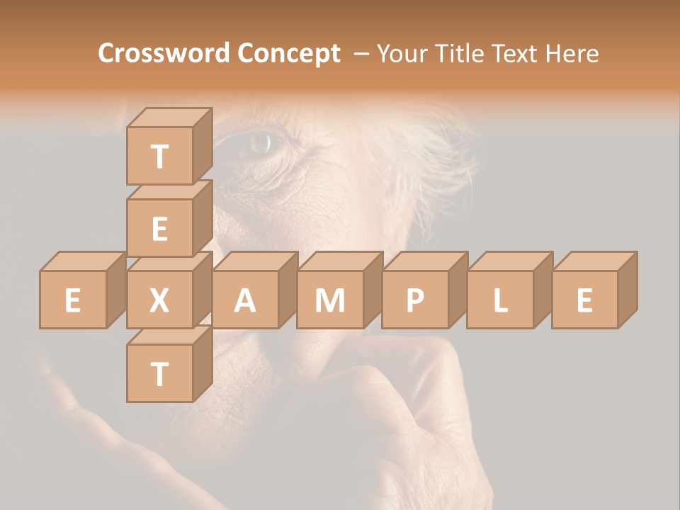 Healthy Lifestyle Grandmother PowerPoint Template