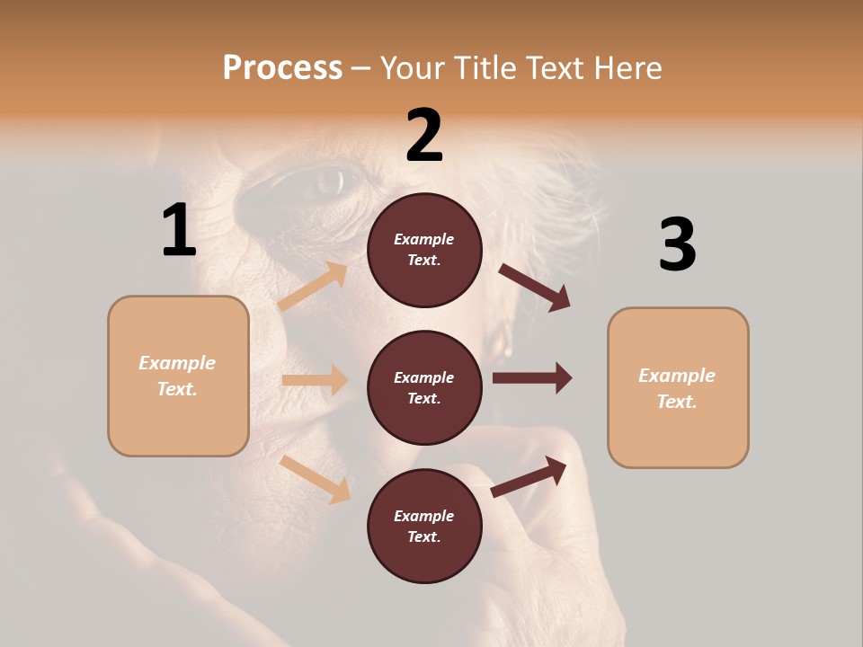 Healthy Lifestyle Grandmother PowerPoint Template