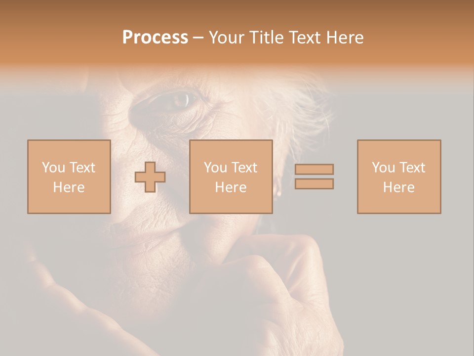 Healthy Lifestyle Grandmother PowerPoint Template