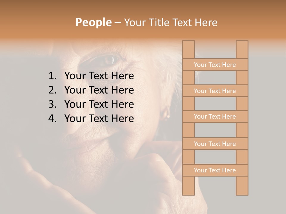 Healthy Lifestyle Grandmother PowerPoint Template