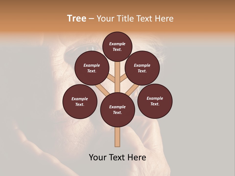 Healthy Lifestyle Grandmother PowerPoint Template