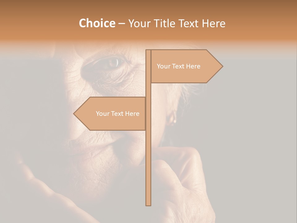 Healthy Lifestyle Grandmother PowerPoint Template