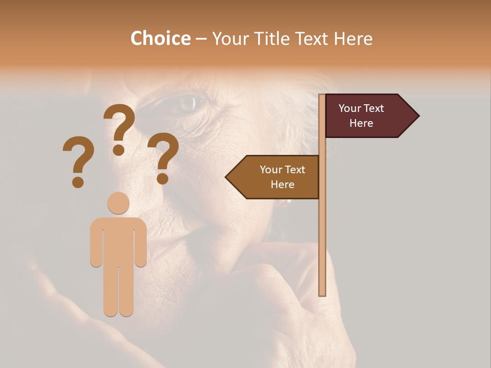 Healthy Lifestyle Grandmother PowerPoint Template