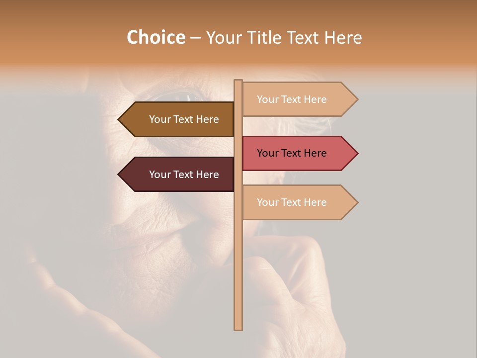 Healthy Lifestyle Grandmother PowerPoint Template