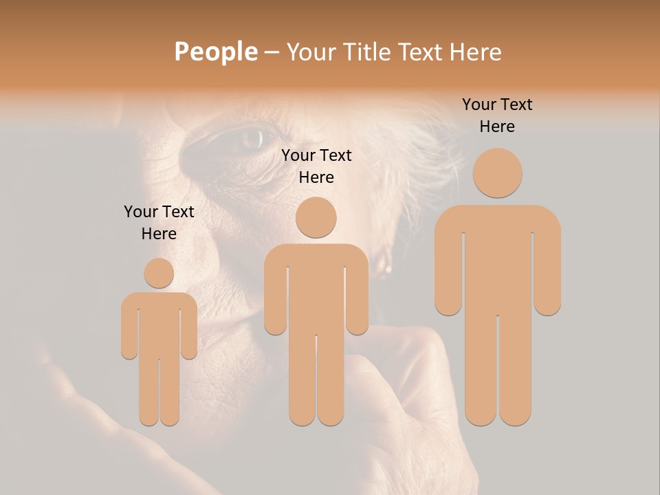 Healthy Lifestyle Grandmother PowerPoint Template