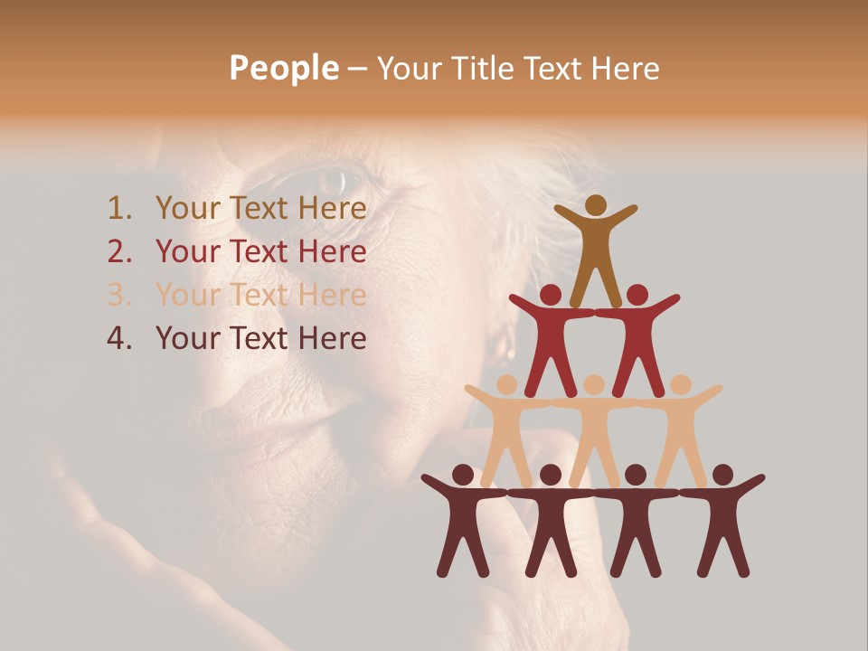 Healthy Lifestyle Grandmother PowerPoint Template