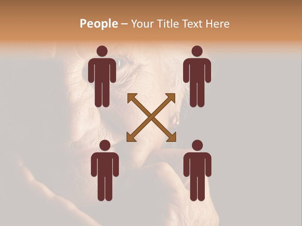 Healthy Lifestyle Grandmother PowerPoint Template