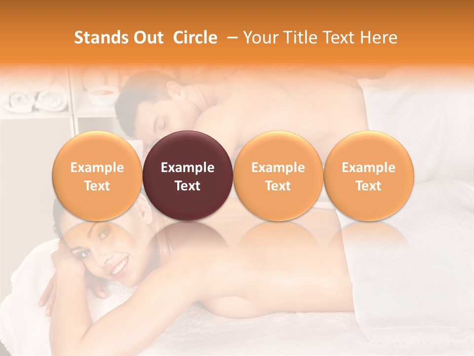 Husband Care Flower PowerPoint Template