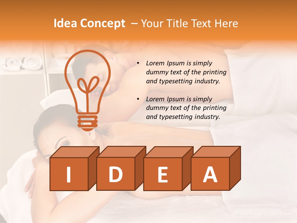 Husband Care Flower PowerPoint Template