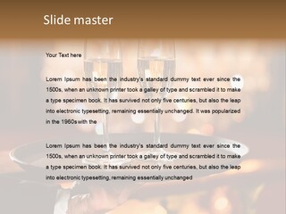 New Year's Eve Elegant Tray PowerPoint Template