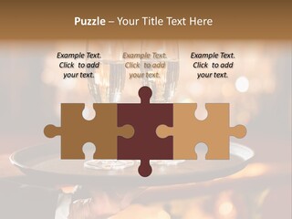 New Year's Eve Elegant Tray PowerPoint Template