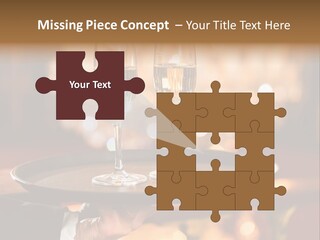 New Year's Eve Elegant Tray PowerPoint Template