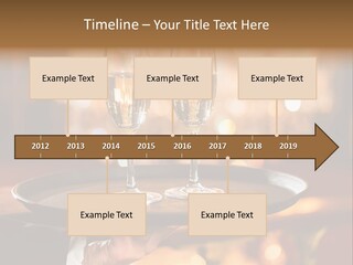 New Year's Eve Elegant Tray PowerPoint Template