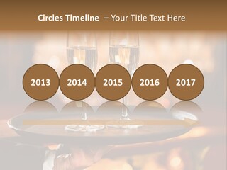 New Year's Eve Elegant Tray PowerPoint Template