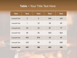 New Year's Eve Elegant Tray PowerPoint Template