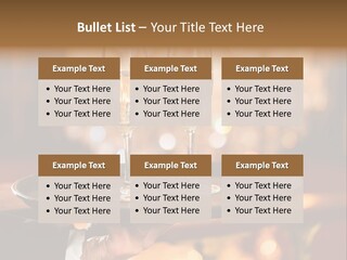 New Year's Eve Elegant Tray PowerPoint Template