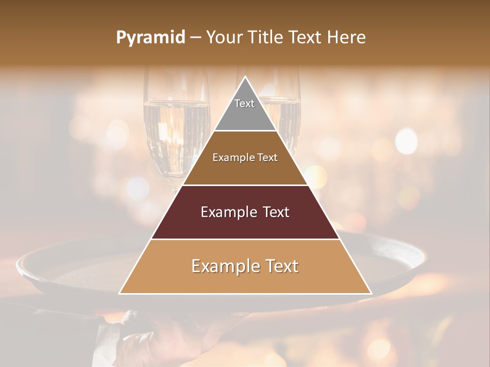 New Year's Eve Elegant Tray PowerPoint Template