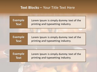 New Year's Eve Elegant Tray PowerPoint Template