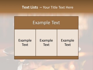 New Year's Eve Elegant Tray PowerPoint Template