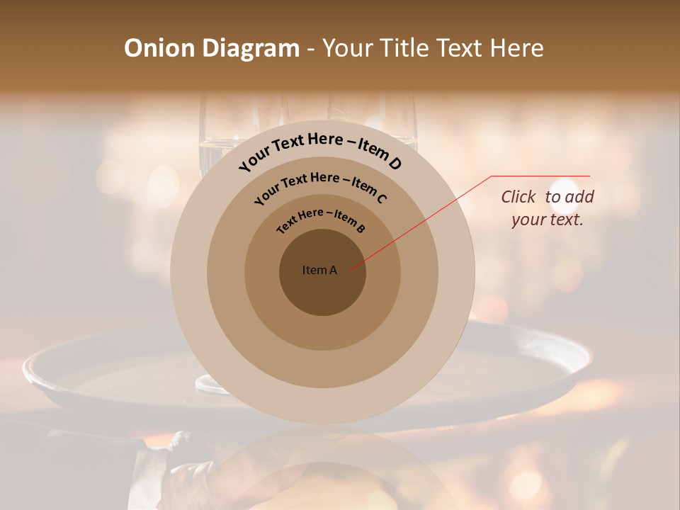 New Year's Eve Elegant Tray PowerPoint Template