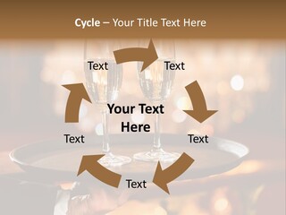 New Year's Eve Elegant Tray PowerPoint Template