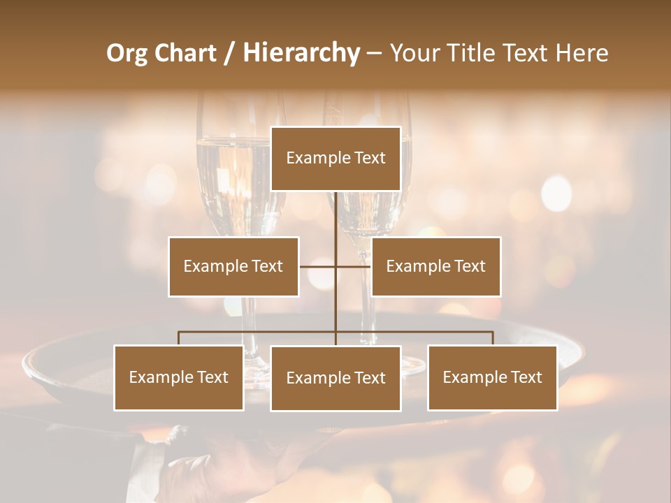 New Year's Eve Elegant Tray PowerPoint Template