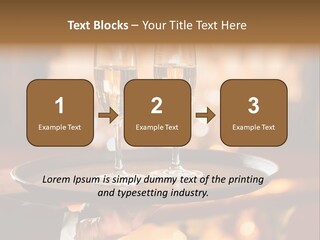 New Year's Eve Elegant Tray PowerPoint Template