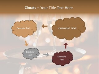 New Year's Eve Elegant Tray PowerPoint Template