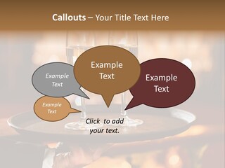 New Year's Eve Elegant Tray PowerPoint Template