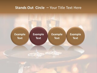 New Year's Eve Elegant Tray PowerPoint Template