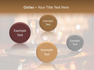 New Year's Eve Elegant Tray PowerPoint Template