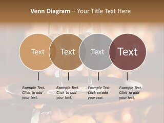 New Year's Eve Elegant Tray PowerPoint Template