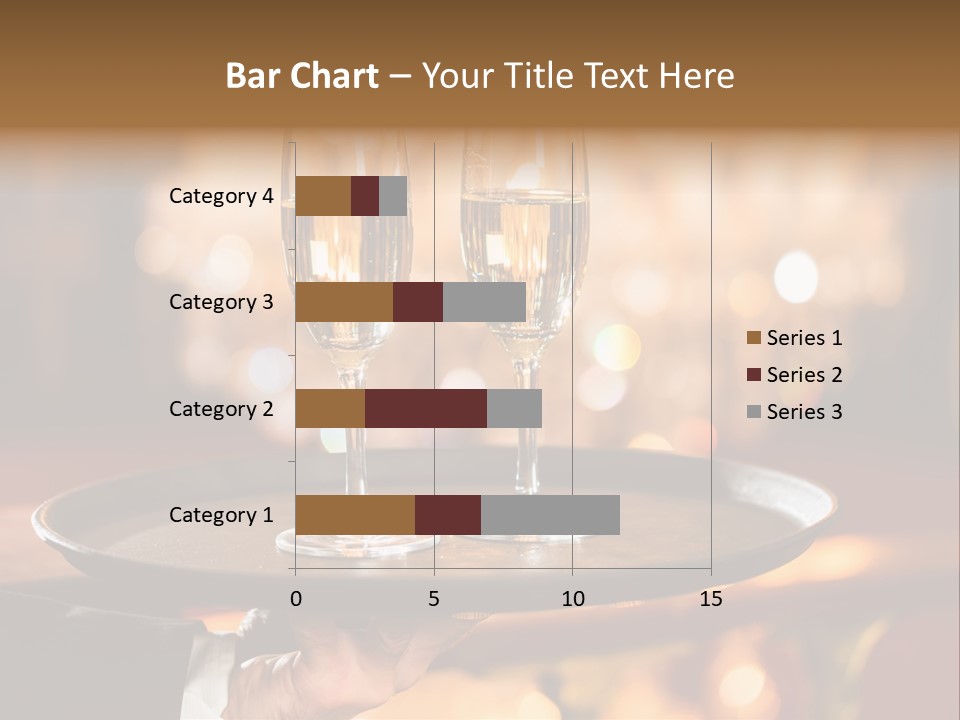 New Year's Eve Elegant Tray PowerPoint Template