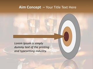 New Year's Eve Elegant Tray PowerPoint Template