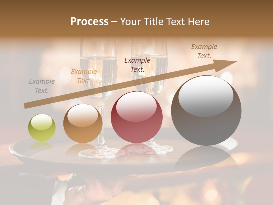 New Year's Eve Elegant Tray PowerPoint Template