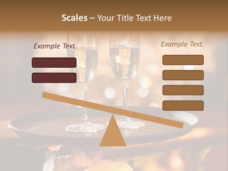New Year's Eve Elegant Tray PowerPoint Template