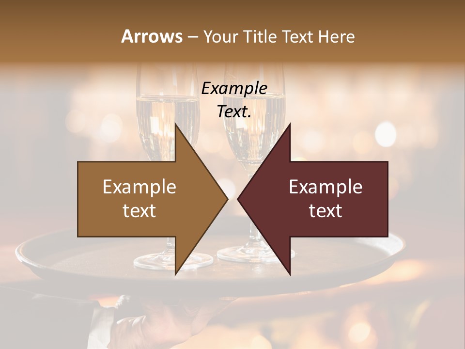 New Year's Eve Elegant Tray PowerPoint Template