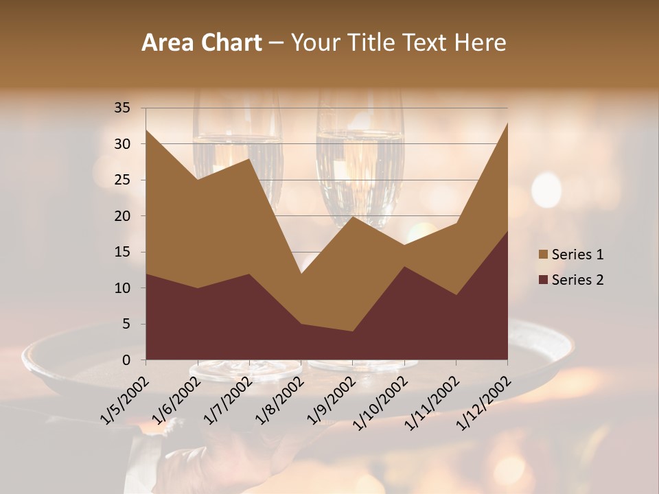 New Year's Eve Elegant Tray PowerPoint Template
