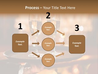 New Year's Eve Elegant Tray PowerPoint Template