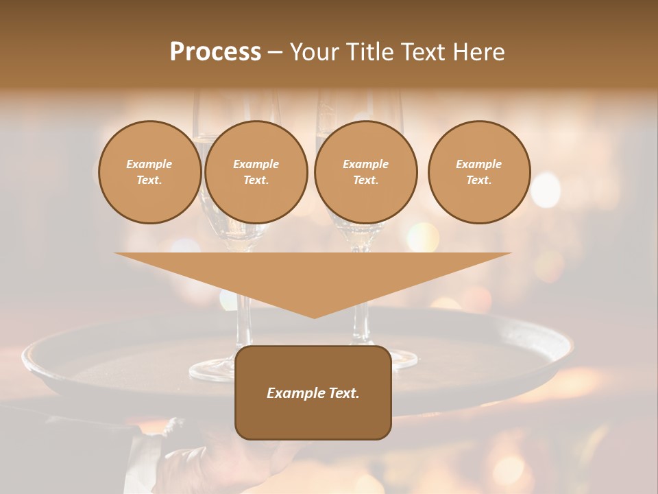 New Year's Eve Elegant Tray PowerPoint Template