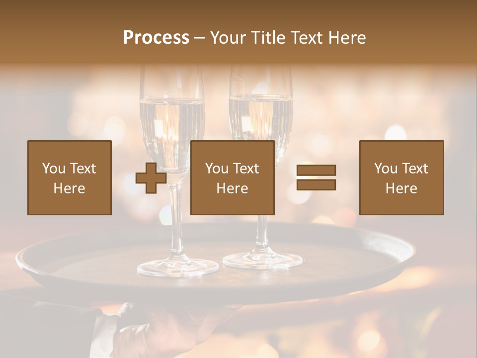 New Year's Eve Elegant Tray PowerPoint Template