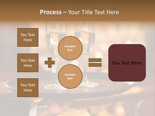 New Year's Eve Elegant Tray PowerPoint Template