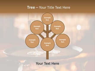 New Year's Eve Elegant Tray PowerPoint Template