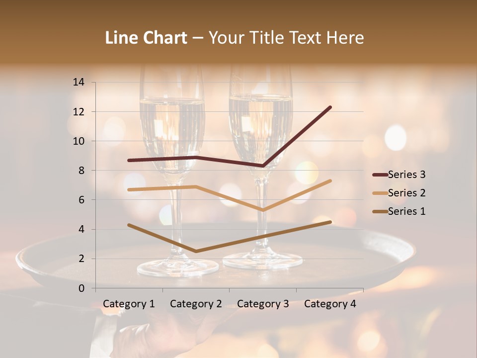 New Year's Eve Elegant Tray PowerPoint Template